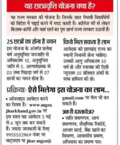 Jaipal Singh Munda Scholarship