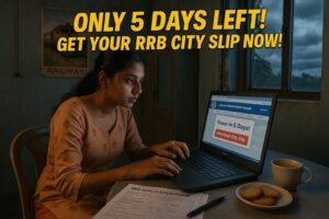 RRB Exam Details 2025 Study Preparation Scene