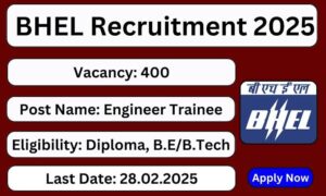 BHEL recruitment 2025