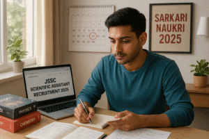 JSSC Scientific Assistant Recruitment 2025