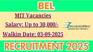 BEL Recruitment 2025